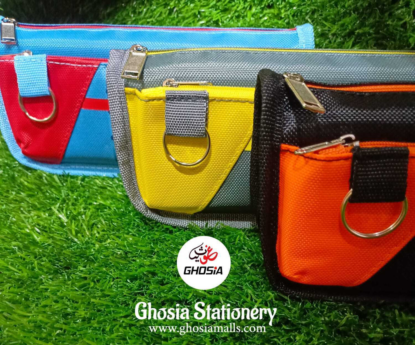 Beautiful Geometry Pouch For Girls & Boys-Moving Forward Love Moments Stationery Pouches - Ghosia Mall's