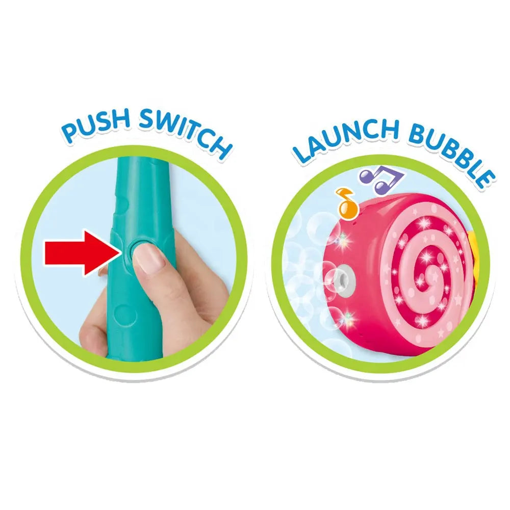 Musical Bubble Wand Flashing Lollipop Bubble Water Wand Plastic Electric Music Light Up Bubble Machine Toy Bubble sticks - Ghosia Mall's