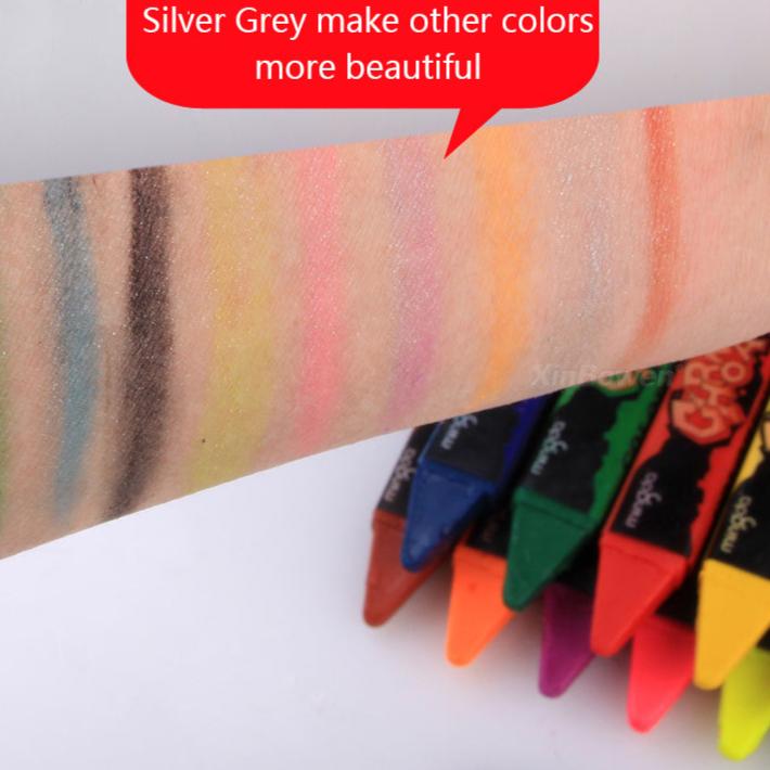 12 Colors Body Paint Crayons Art Painting Pencils Makeup Kids Face Paint - Ghosia Mall's