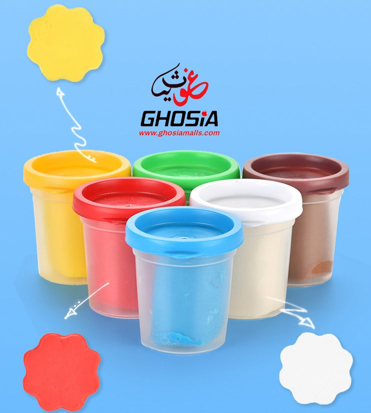 Ice Cream Party Pretend Play House Toy DIY Color Mud Ice Cream Machine Fun Modeling Clay Dough Playset Kitchen Children Girls Toys - Ghosia Mall's