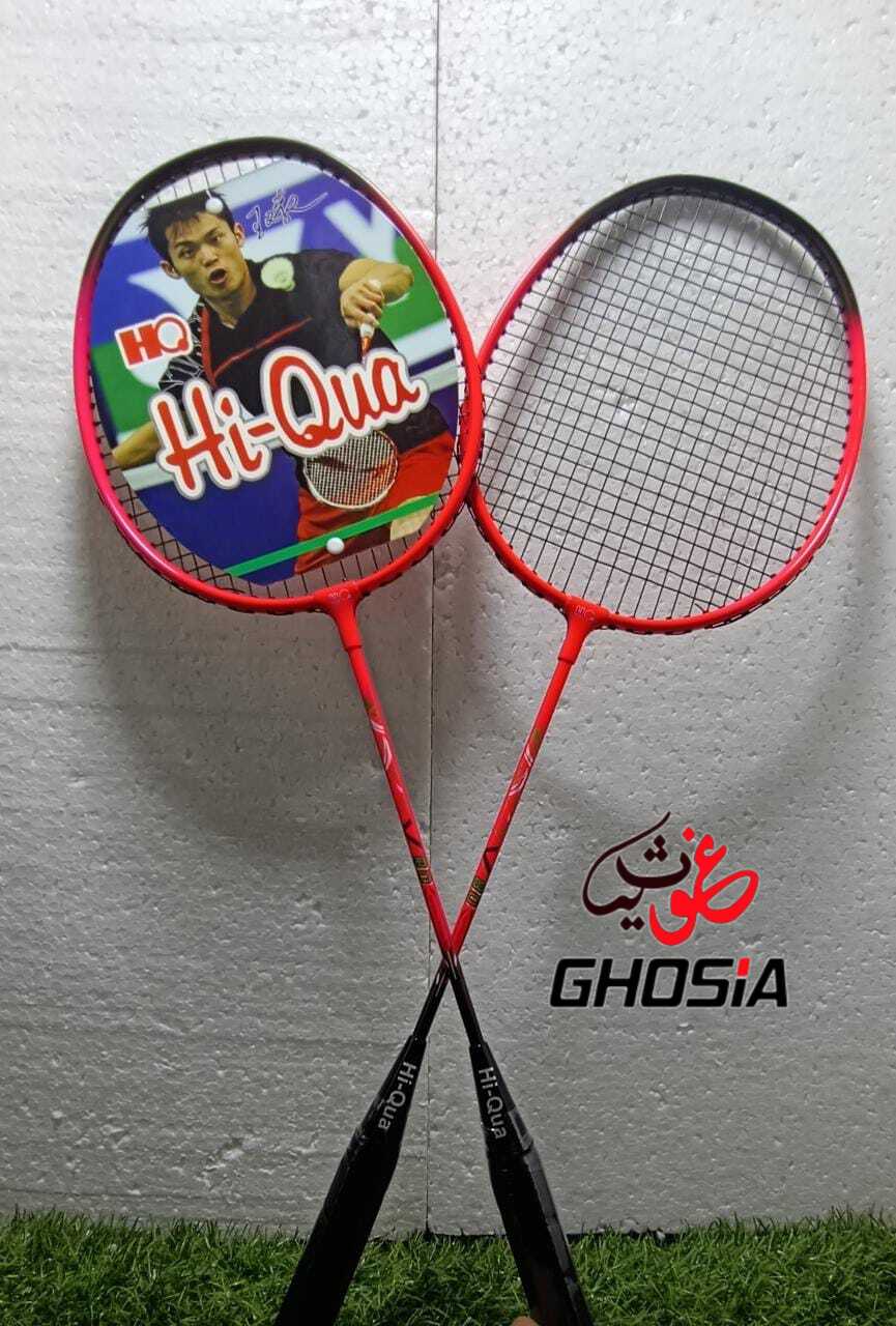 HI-Qua Badminton Racket Pair with bag Ghosia Sports - Ghosia Mall's