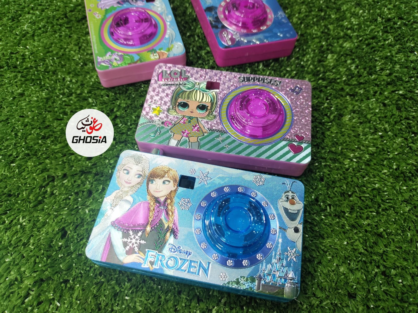 Cartoon Themed Toy Camera And Watch One Click Camera Toy & Soft Themed Wearable Wrist Watch - Ghosia Mall's