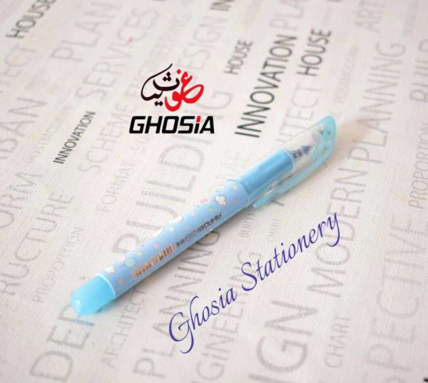 Creative Kawaii Cute Erasable Fountain Pen With 7 Ink Cartridge Magic Colorful Pen Set - Ghosia Mall's