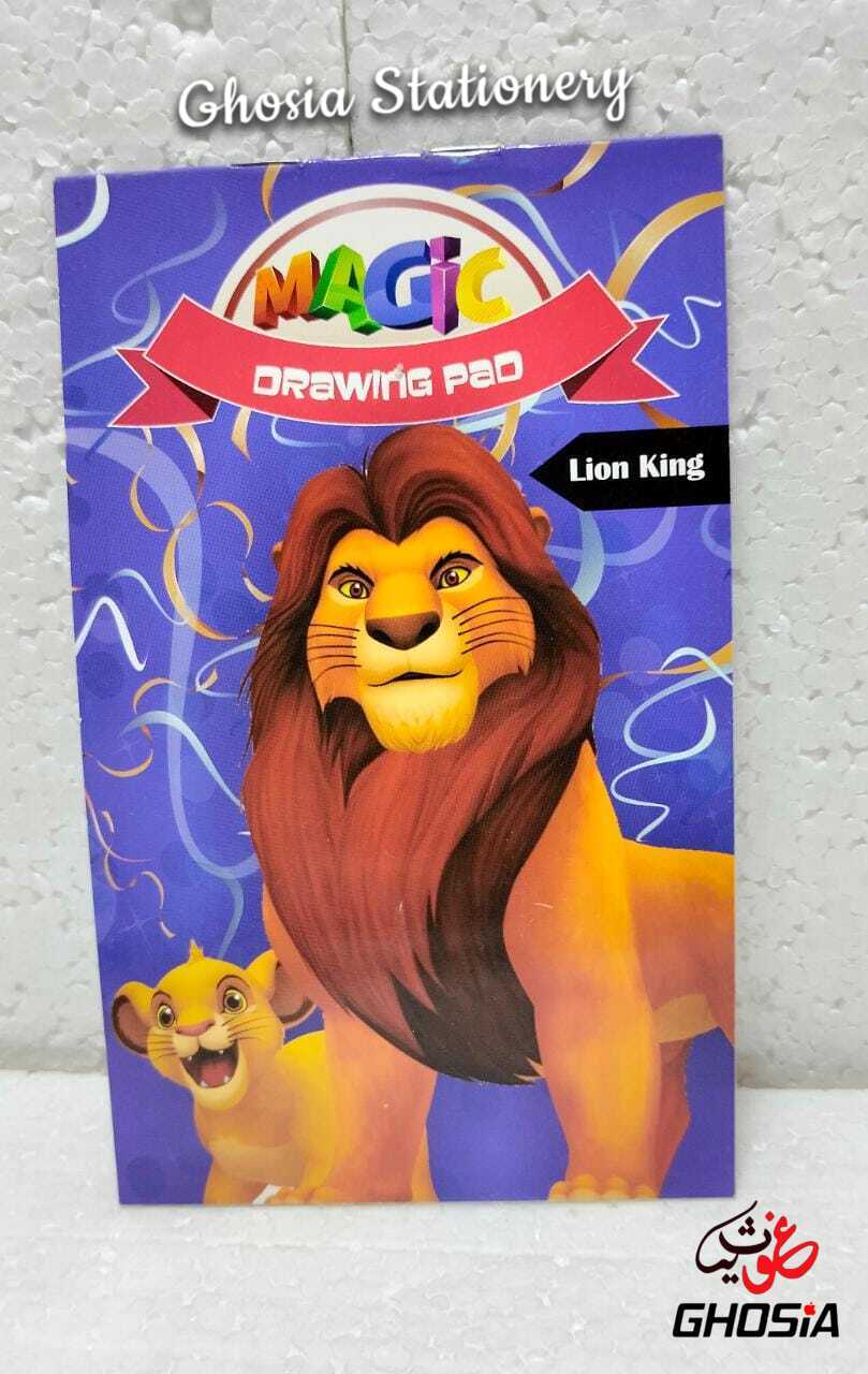 Magic Drawing Pad Interesting Cartoon Characters Drawing Book For Kids - Ghosia Mall's