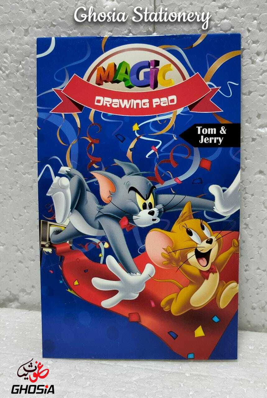 Magic Drawing Pad Interesting Cartoon Characters Drawing Book For Kids - Ghosia Mall's