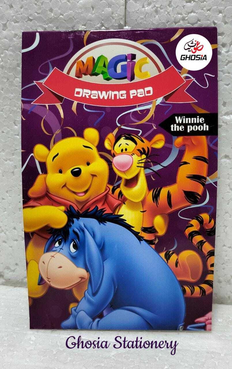 Magic Drawing Pad Interesting Cartoon Characters Drawing Book For Kids - Ghosia Mall's