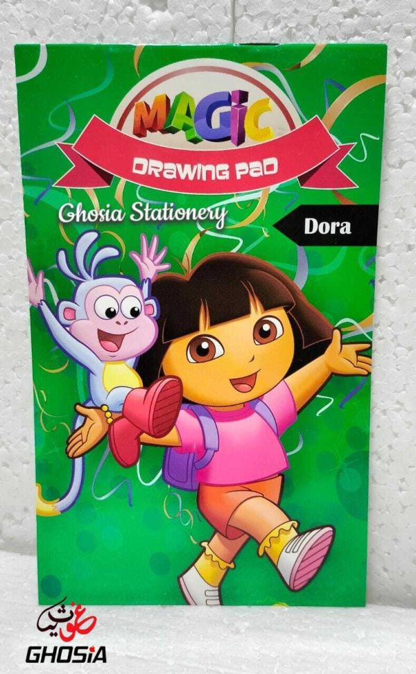 Magic Drawing Pad Interesting Cartoon Characters Drawing Book For Kids - Ghosia Mall's