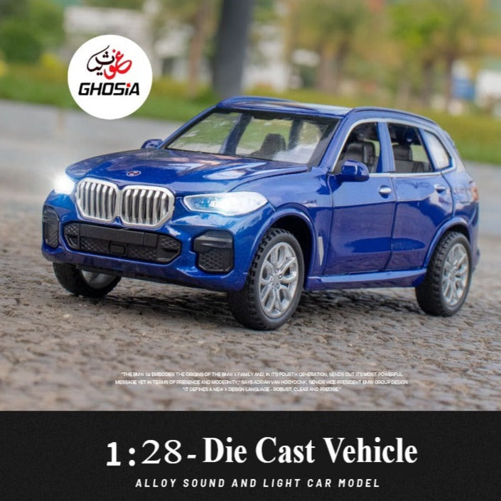 Luxurious Cars Model Cars Metal Body Die Cast Cars With Real Life Simulation Flashing Lights & Sound Effects 6 Door Open Close Function 1:28 Scale Fancy Die Cast Cars For Kids & Adults - Ghosia Mall's