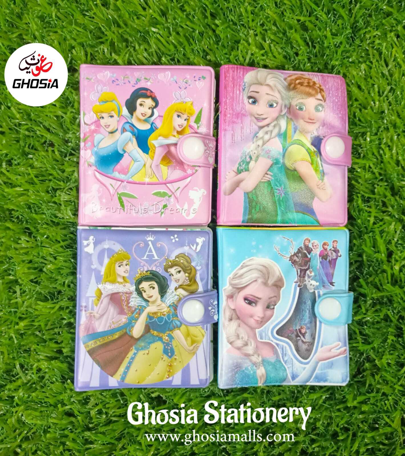 Disney Princess Edition Small Autograph Diary With Mini Princess Ballpoint For Girls - Ghosia Mall's
