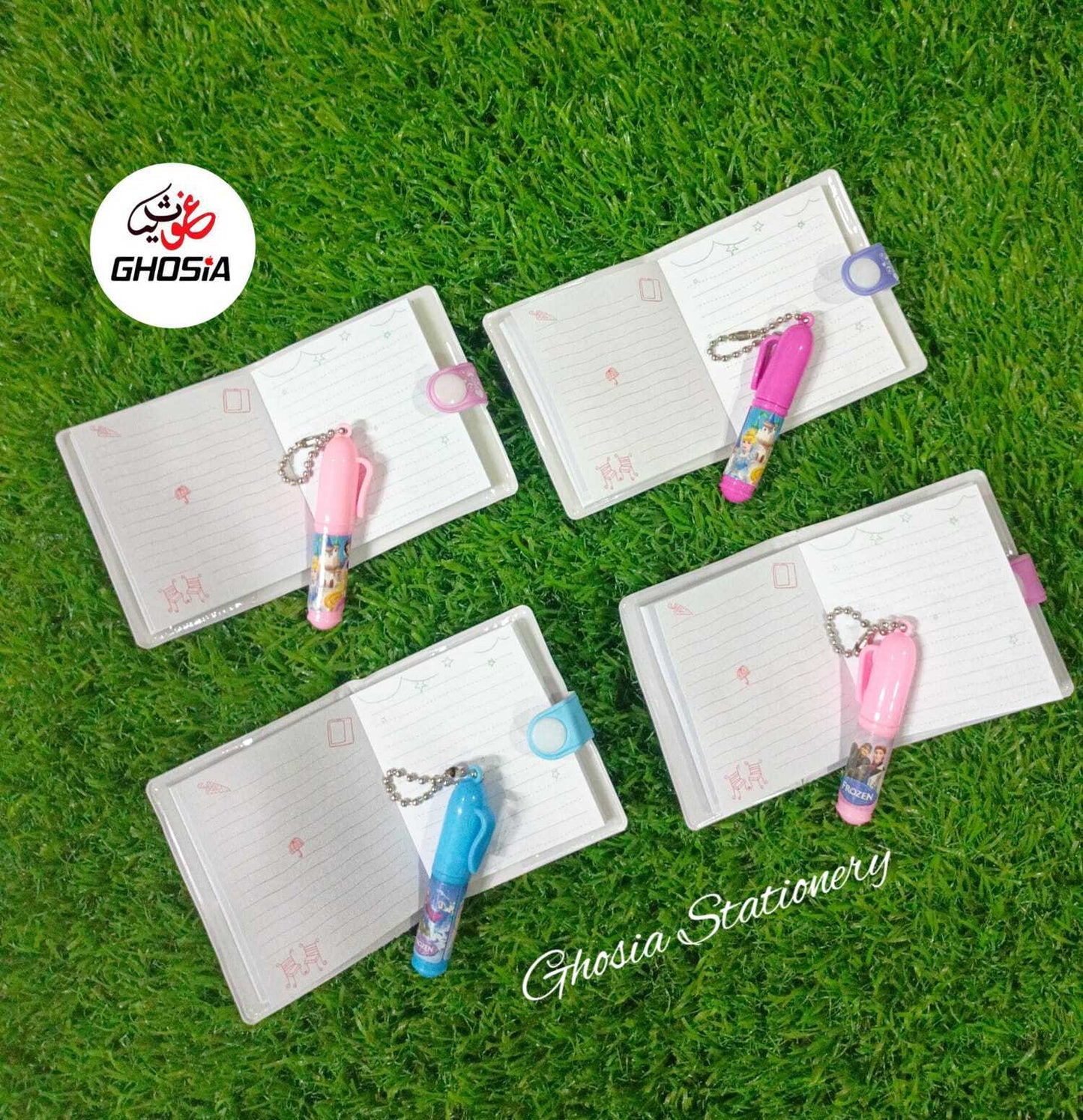 Disney Princess Edition Small Autograph Diary With Mini Princess Ballpoint For Girls - Ghosia Mall's