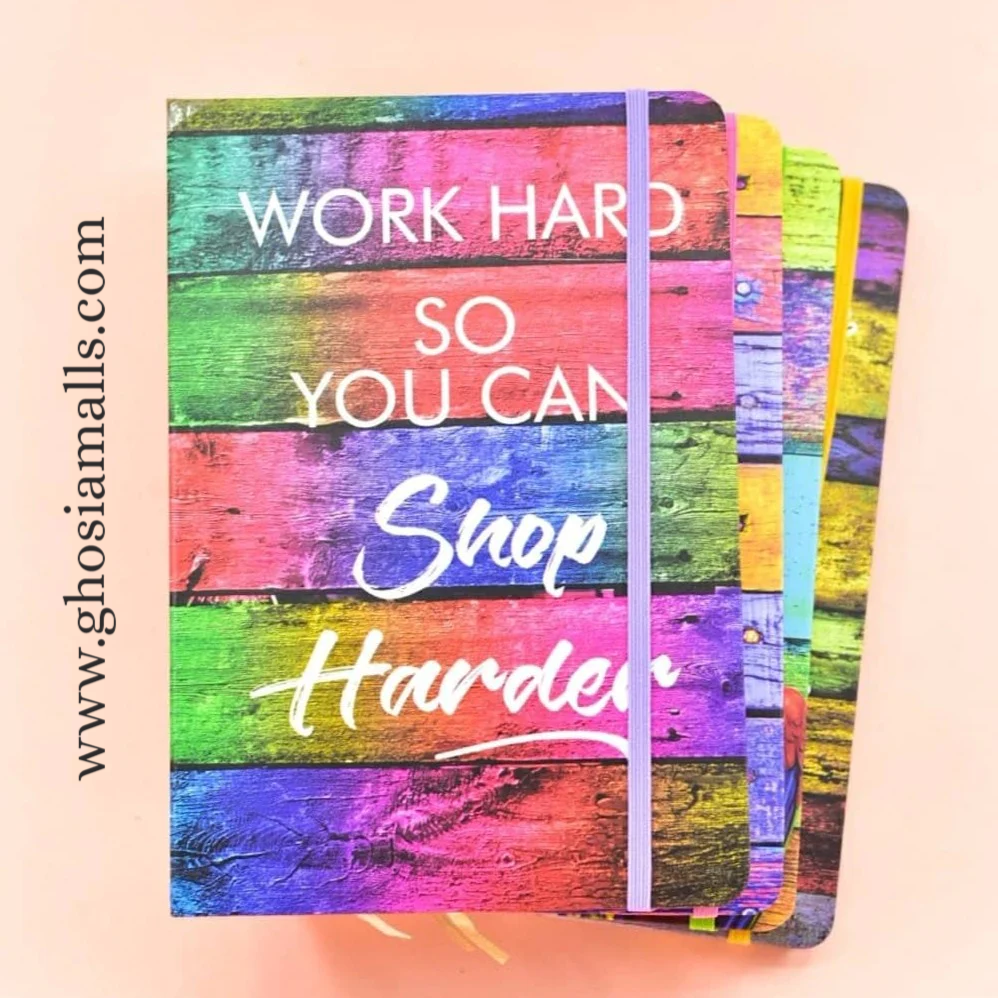 Motivational Cover Colorful Wallpaper Diary Size A5 Travel Notepad Journal - Ghosia Mall's