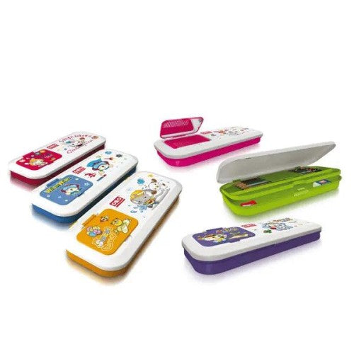 ORO Pencil Box for Kids With Mirror & Comb Beautiful Box for Schools Supplies and Other Stationery