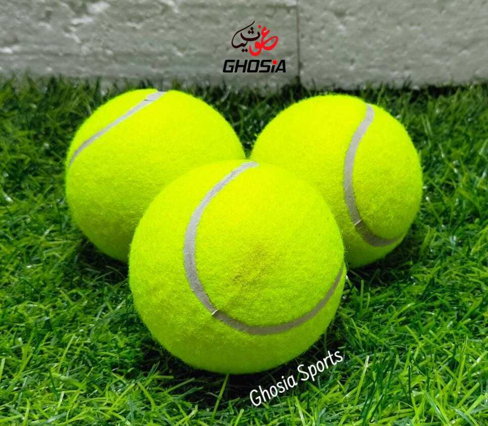 Premium Quality Tennis/Cricket Practice Fine Quality Tape Ball ( Se of 3 Balls ) - Ghosia Mall's
