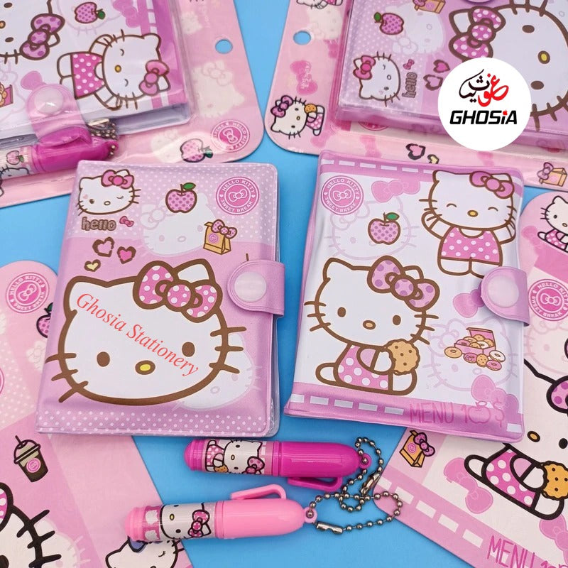 Hello Kitty Edition Small Autograph Diary With Mini Princess Ballpoint Little Themed Stationery Gift - Ghosia Mall's