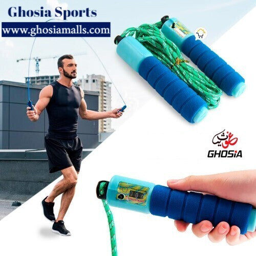 Skipping Rope Adjustable Exercise Wire With Counter-Cable Jump Rope for Fitness Workout Sports Exercise Equipment - Ghosia Mall's