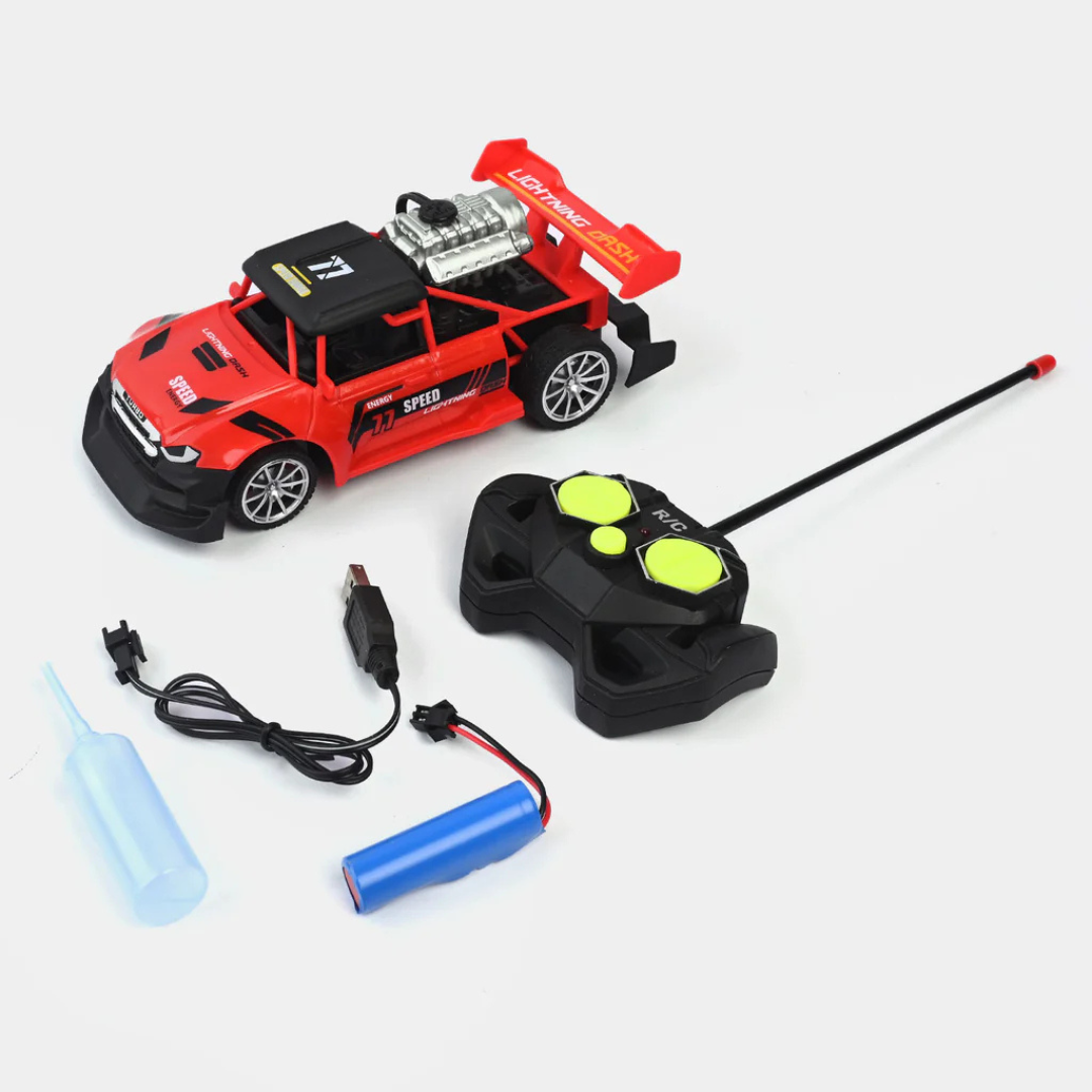 Drift Spray Type RC Car 1:18 Scale High-Speed Rechargeable & Remote Control Racing Car - Ghosia Mall's