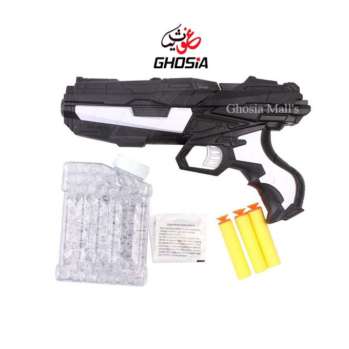 Soft Bullet Gun-Future Mecha 2 in 1 Water Bullet Soft Foam Dart Shooter Toy, Summer Toys For Children - Ghosia Mall's