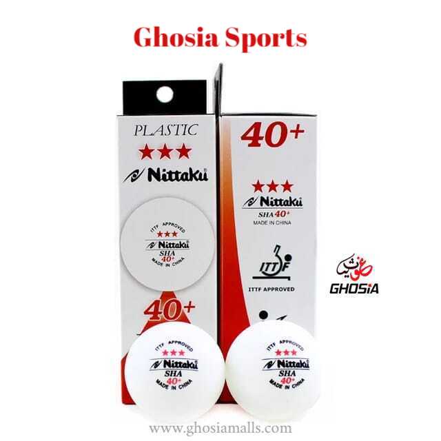 Nittaku 3-Star Premium Quality Table Tennis Ball - ( Pack Of 3 ) - Ghosia Mall's