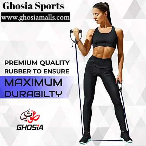 Premium Quality Resistance Rubber Band Toning Tube Fitness Toning Tube Maximum Strength - Ghosia Mall's
