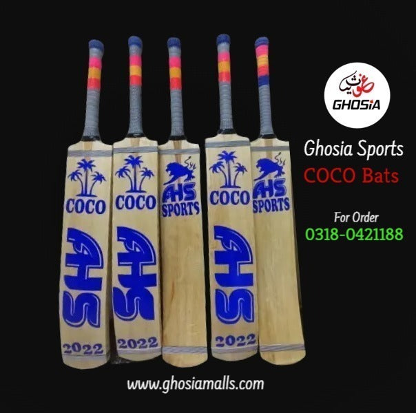 Ghosia Sports Half Cane Handle Strong Grip KOKO Cricket Bats - Ghosia Mall's