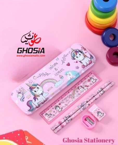 6 Pcs Stationery Gift Set For Boys & Girls Cartoon Characters Stationery Gift Pack For Kids - Ghosia Mall's