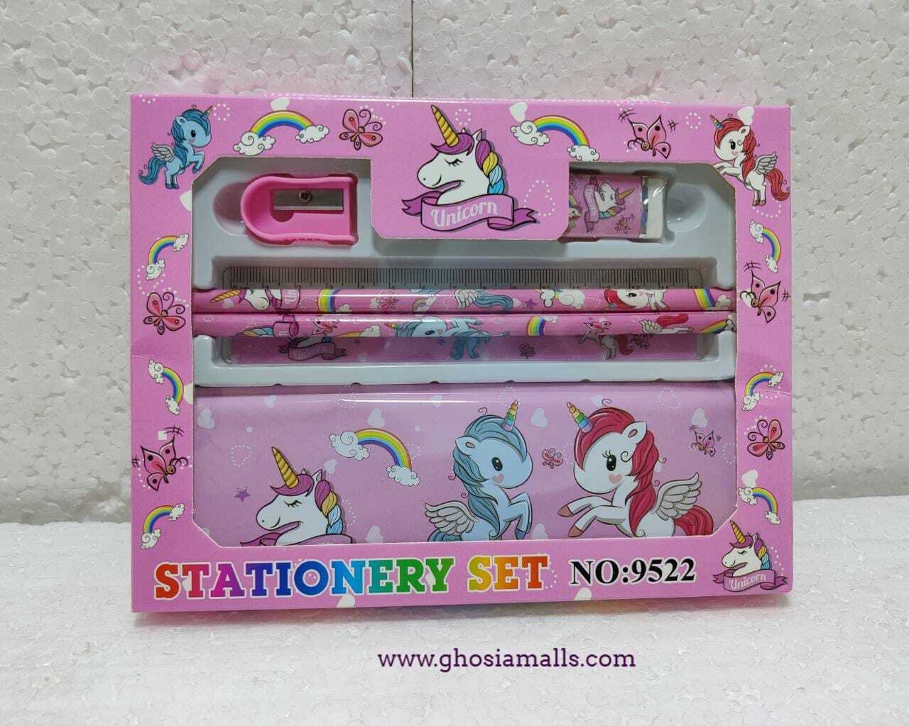 6 Pcs Stationery Gift Set For Boys & Girls Cartoon Characters Stationery Gift Pack For Kids - Ghosia Mall's
