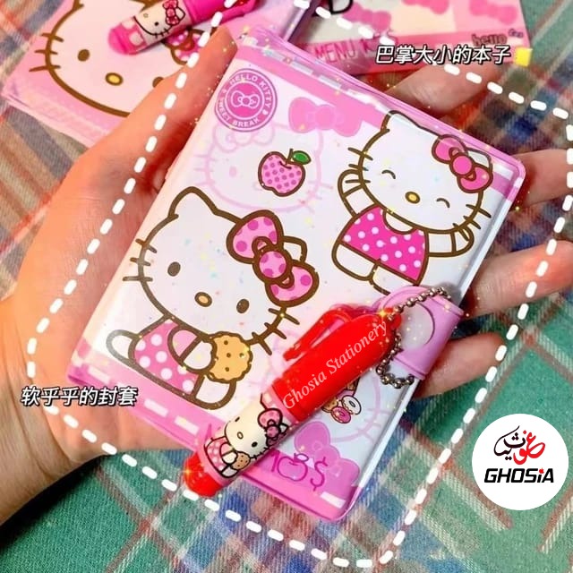 Hello Kitty Edition Small Autograph Diary With Mini Princess Ballpoint Little Themed Stationery Gift - Ghosia Mall's