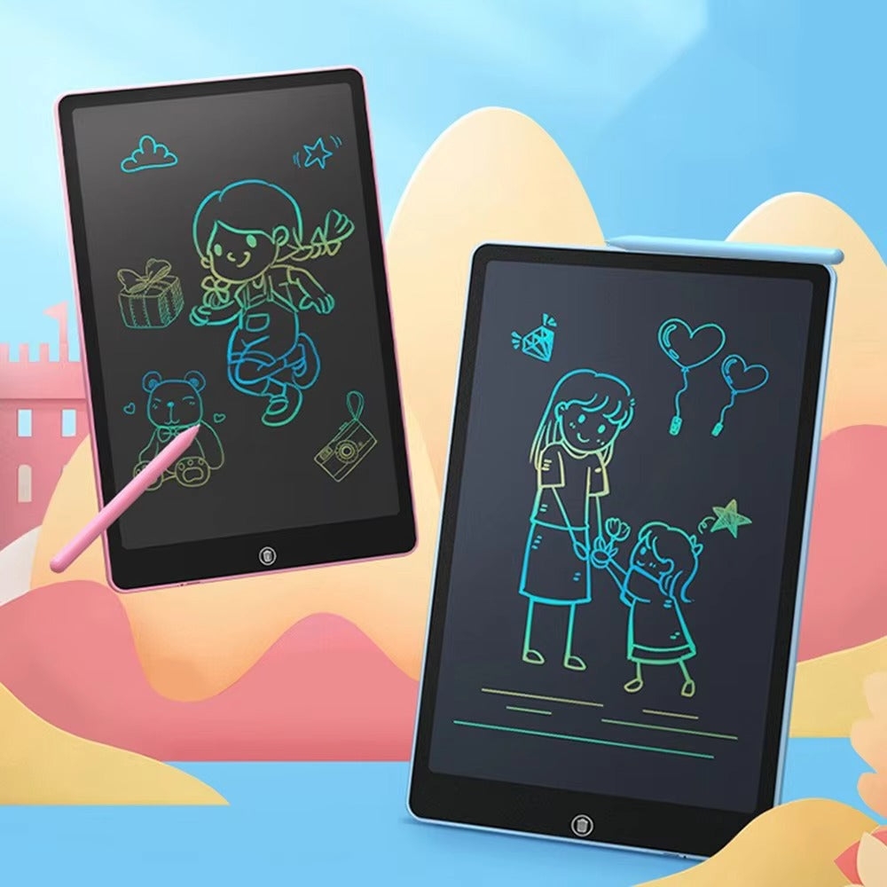 Portable LCD Writing Board Slate Drawing Notes Digital Notepad With Pen LCD Writing Tablet Writing Pad Writing Tablet Writing Tab ( 12in ) - Ghosia Mall's