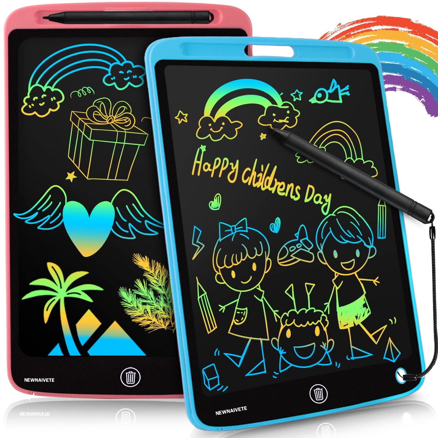 Portable LCD Writing Board Slate Drawing Notes Digital Notepad With Pen LCD Writing Tablet Writing Pad Writing Tablet Writing Tab ( 12in ) - Ghosia Mall's