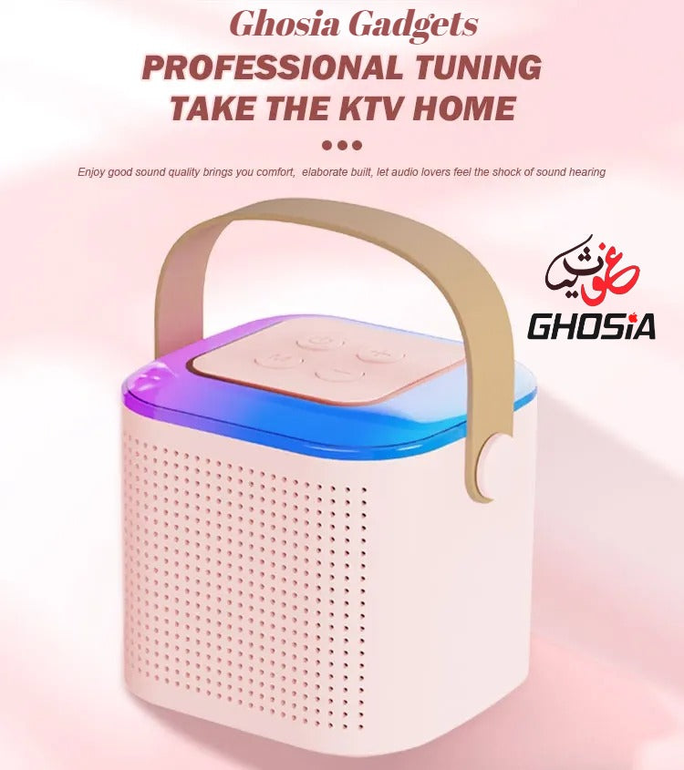 Karaoke Machine for Adults and Kids Portable Bluetooth Speaker System with Wireless Microphone for Home - 5013