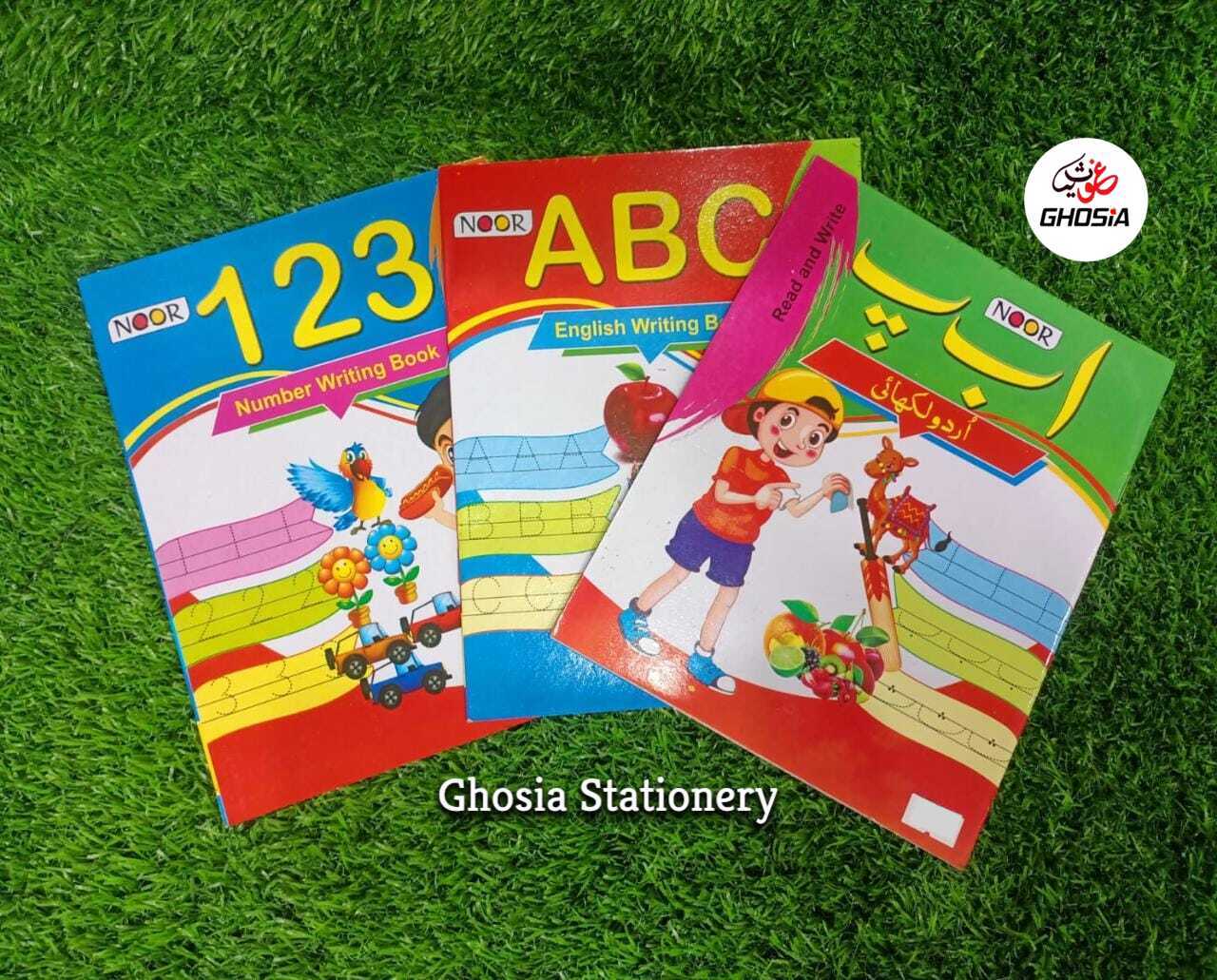 Pre-School Learning Writing & Reading Books For Kids ( Set of 3 Books ) - Ghosia Mall's