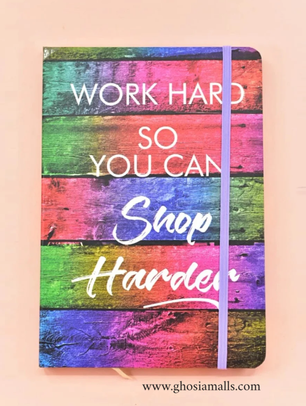 Motivational Cover Colorful Wallpaper Diary Size A5 Travel Notepad Journal - Ghosia Mall's