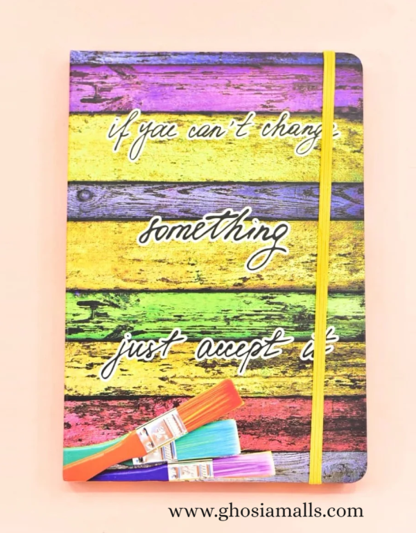 Motivational Cover Colorful Wallpaper Diary Size A5 Travel Notepad Journal - Ghosia Mall's