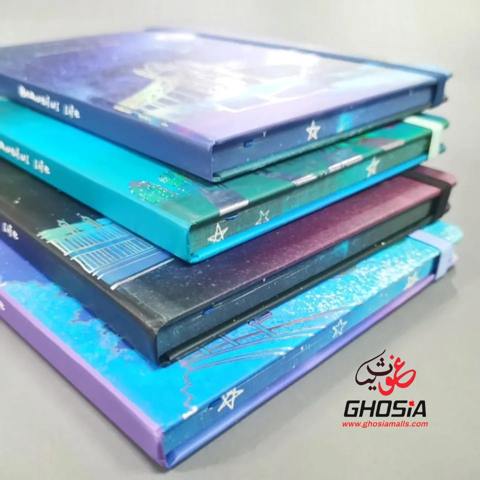 Beautiful Life Dark Galaxy Themes Diary Hard cover Diary A6 Size Travel Pocket Diary With Beautiful Cover - Ghosia Mall's