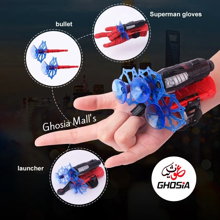 Spider Man Action Figure Toys For Kids-Children’s Favorite Cartoon Spider Man Cosplay Glove - Ghosia Mall's