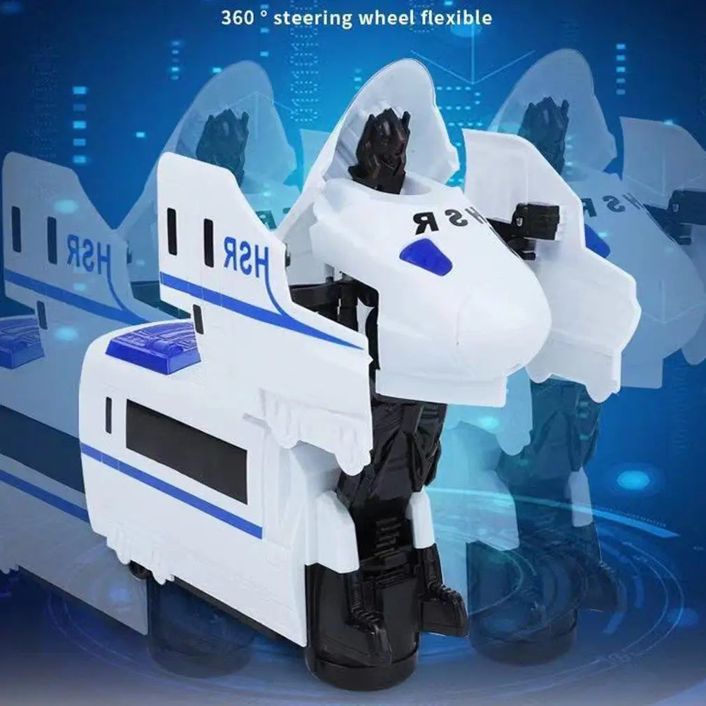 Transformer Robot Deformation Robot Train & Worries Reboot Toys for Kids - Ghosia Mall's