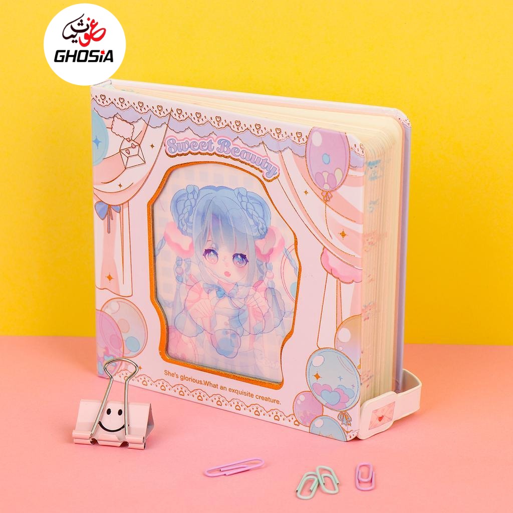 Magic 3D GIF Animation Cover Diary Magnetic Buckle Lock Notepad With 3d GIF Animated Bookmark - 0964 - Ghosia Mall's