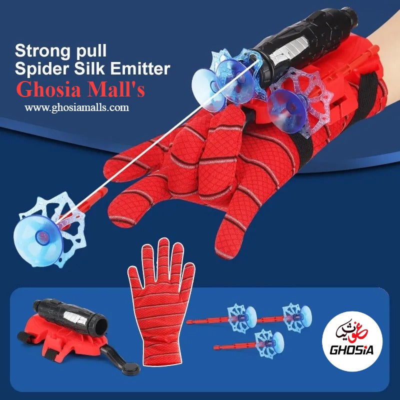 Spider Man Action Figure Toys For Kids-Children’s Favorite Cartoon Spider Man Cosplay Glove - Ghosia Mall's