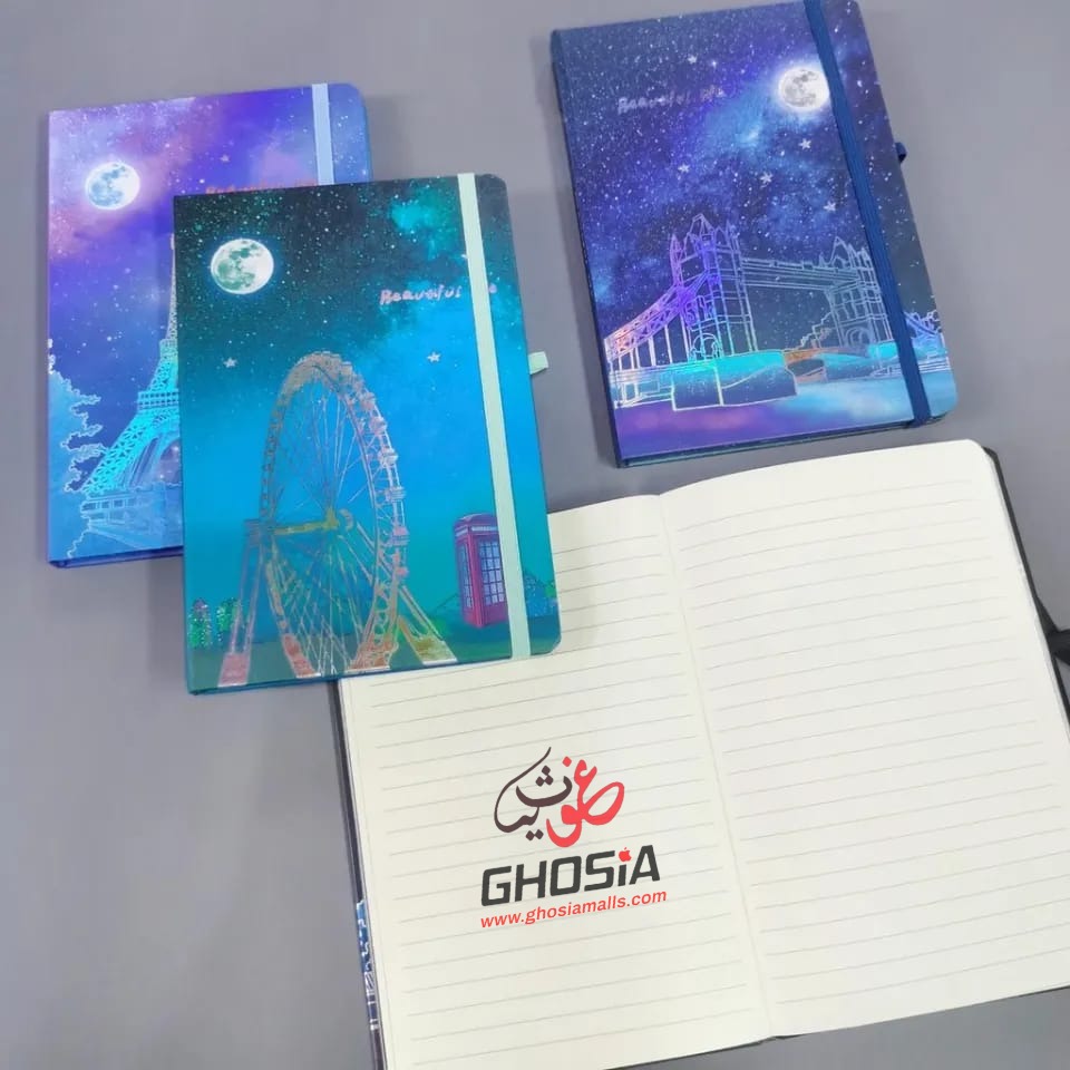 Beautiful Life Dark Galaxy Themes Diary Hard cover Diary A6 Size Travel Pocket Diary With Beautiful Cover - Ghosia Mall's