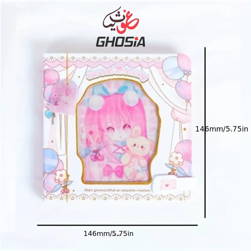 Magic 3D GIF Animation Cover Diary Magnetic Buckle Lock Notepad With 3d GIF Animated Bookmark - 0964 - Ghosia Mall's