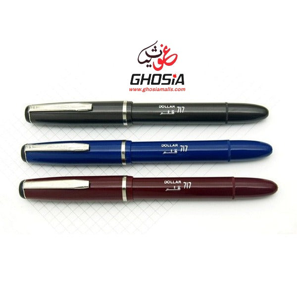 Dollar 717i Calligraphy Fountain Pen Qalam Calligraphy Ink Pen For Beginners ( Pack of 3 Pen ) - Ghosia Mall's