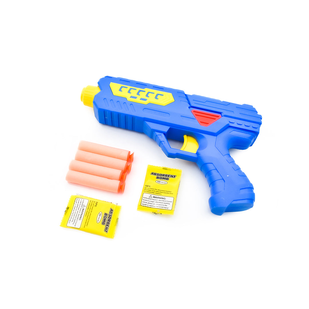 2-in-1 Blaster Toy Gun | Soft Dart & Water Ball Shooter for Kids | Fun Action Toys for Boys! - Ghosia Mall's