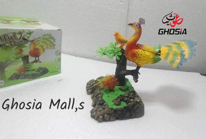 Beautiful & Nature Looks Peacocks with Music & Flashing Lights Birds - Ghosia Mall's