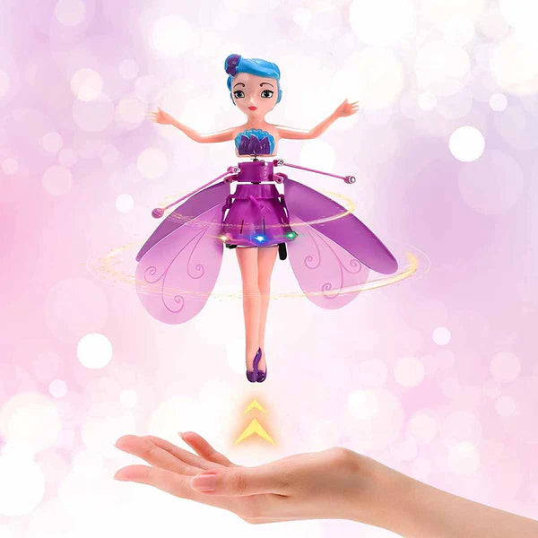 Little Princess Flying Doll Hand Sensor Flying Fairy Doll Gifts for Girls With Colorful Flashing Lights - Ghosia Mall's
