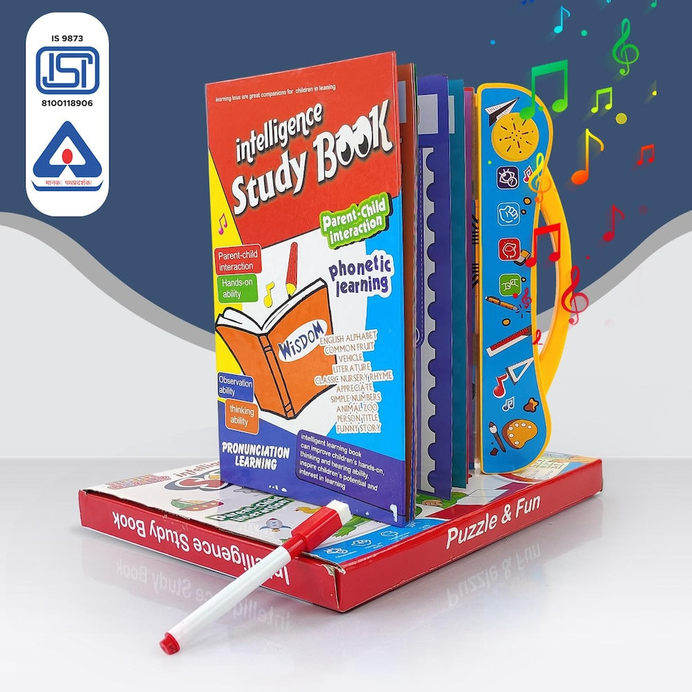 Electronic Intelligence Study Learning Book For Toddlers Pre School Learning Educational Phonetic Learning - Ghosia Mall's