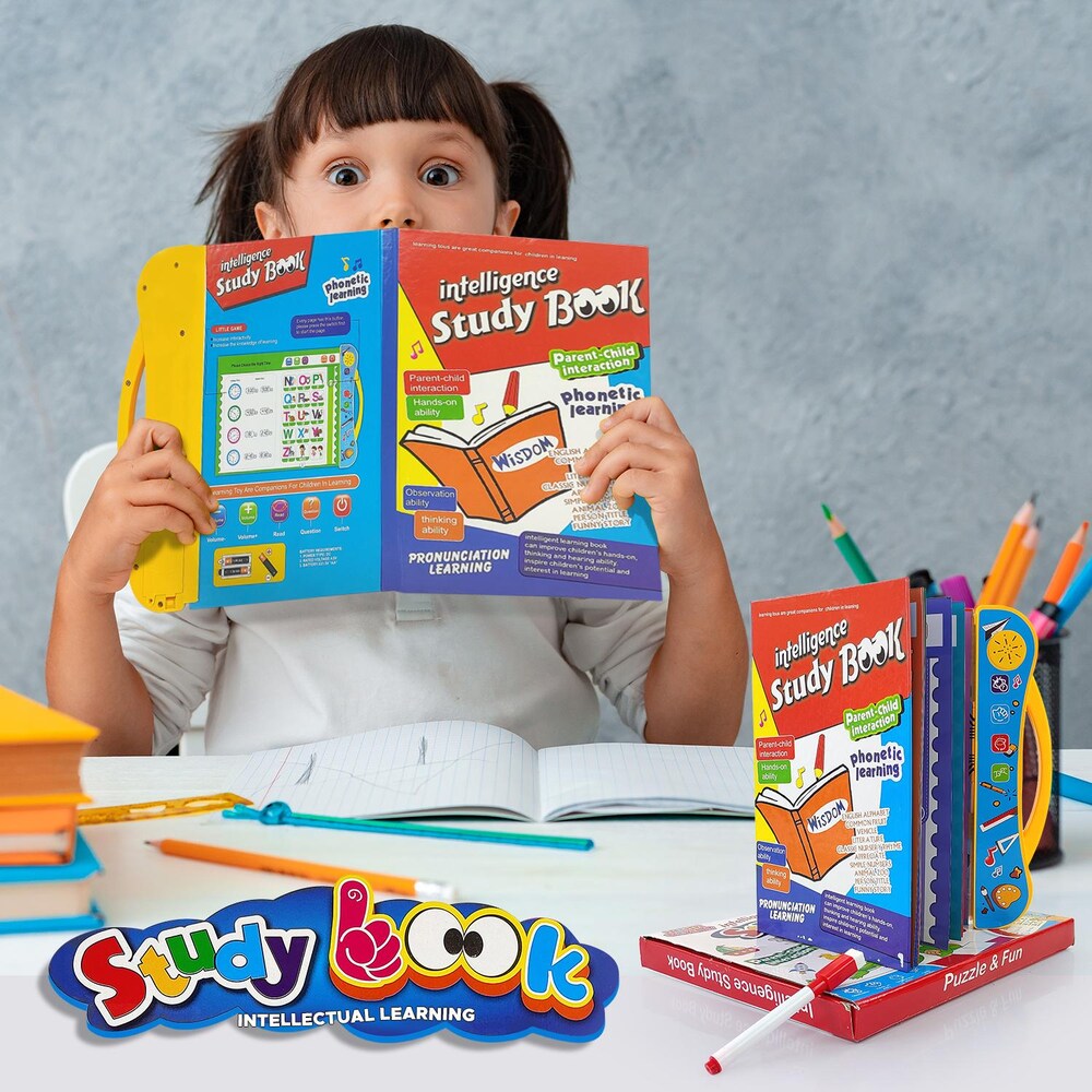 Electronic Intelligence Study Learning Book For Toddlers Pre School Learning Educational Phonetic Learning - Ghosia Mall's