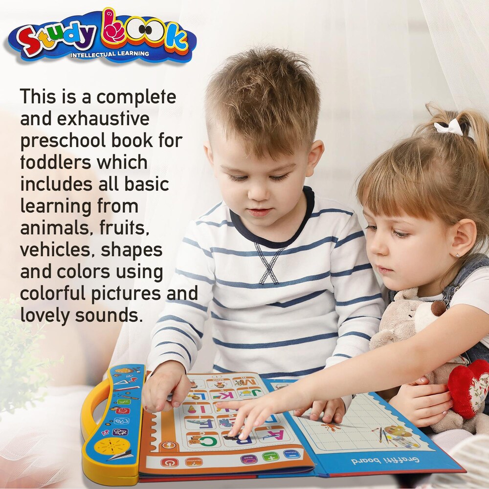 Electronic Intelligence Study Learning Book For Toddlers Pre School Learning Educational Phonetic Learning - Ghosia Mall's