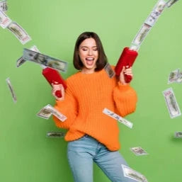Money Gun Toy with 100 Fake Bills | Make It Rain Cash Shooter for Parties - Ghosia Mall's