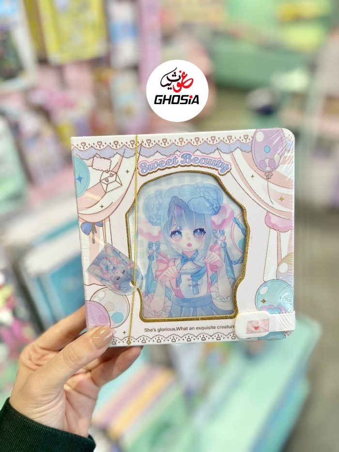 Magic 3D GIF Animation Cover Diary Magnetic Buckle Lock Notepad With 3d GIF Animated Bookmark - 0964 - Ghosia Mall's