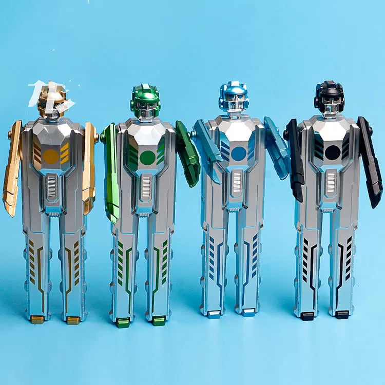 2 In 1 Robotic Transformer Gel Pen Kids Toys Pen Gel Pen Boy Creative Cool Deformation Robot Shape Pen - Ghosia Mall's